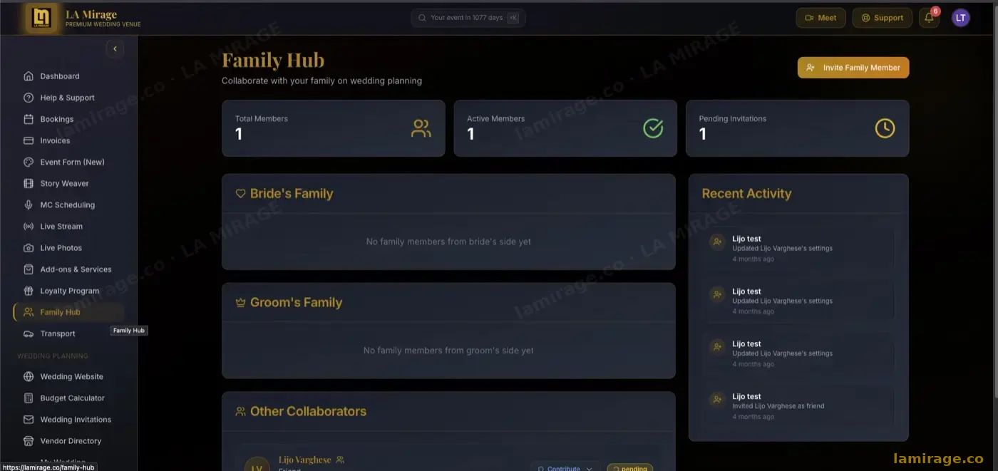 Family Hub — lamirage.co