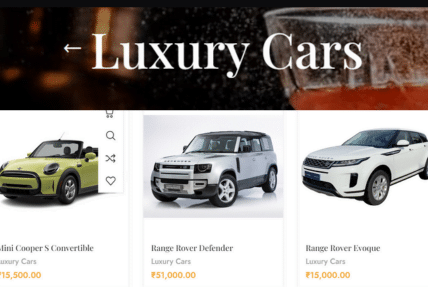 Luxury cars