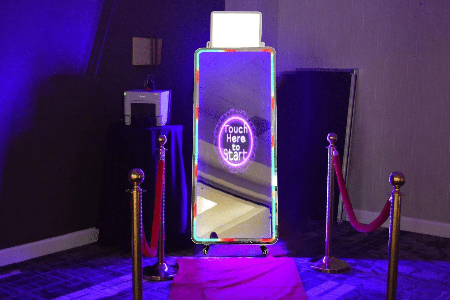 mirror selfie booth - la mirage koratty